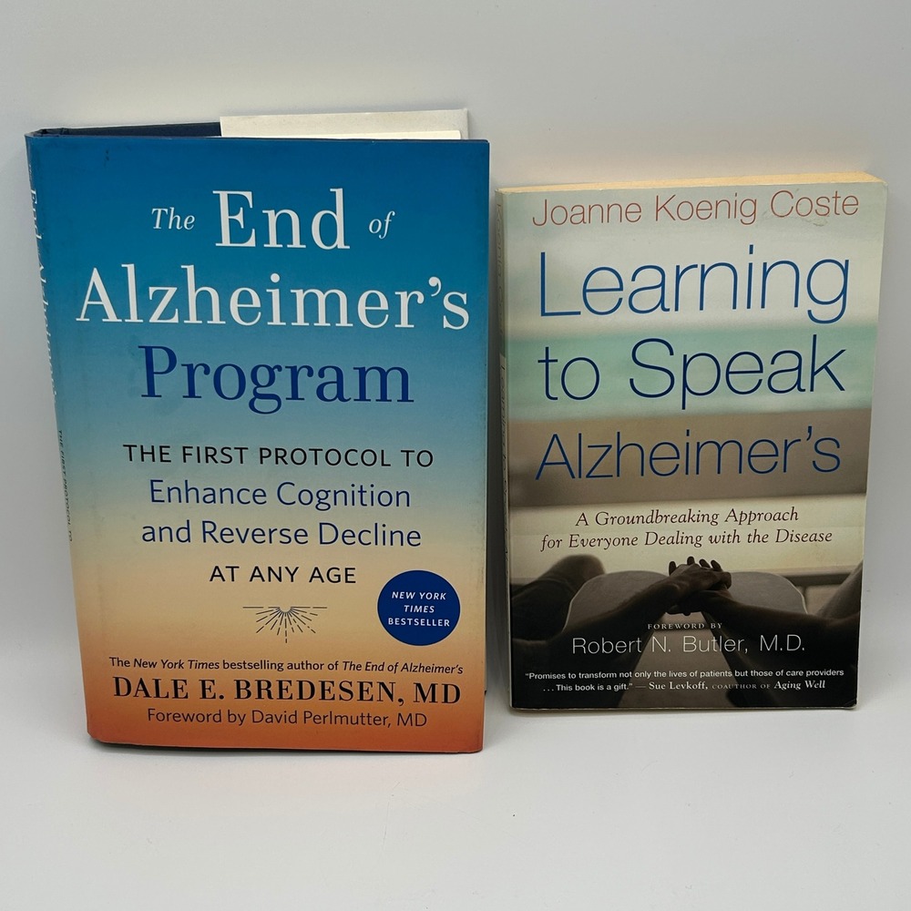 BUNDLE End of Alzheimers Program Learning to Speak Alzheimers Books Coping Brain